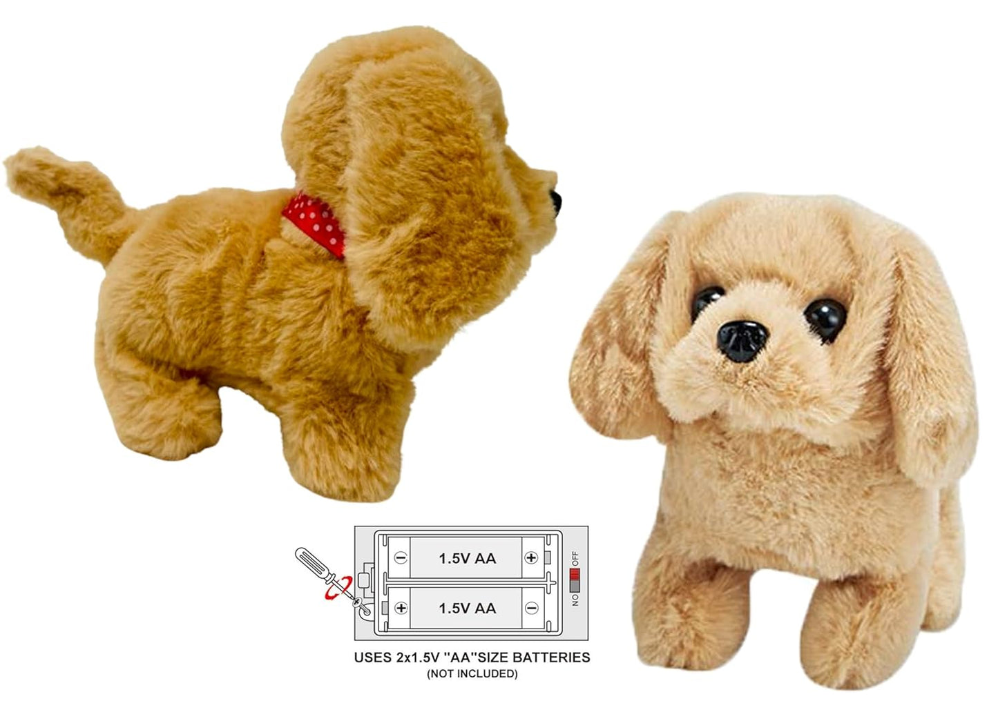Electronic Interactive Plush Puppy Toy