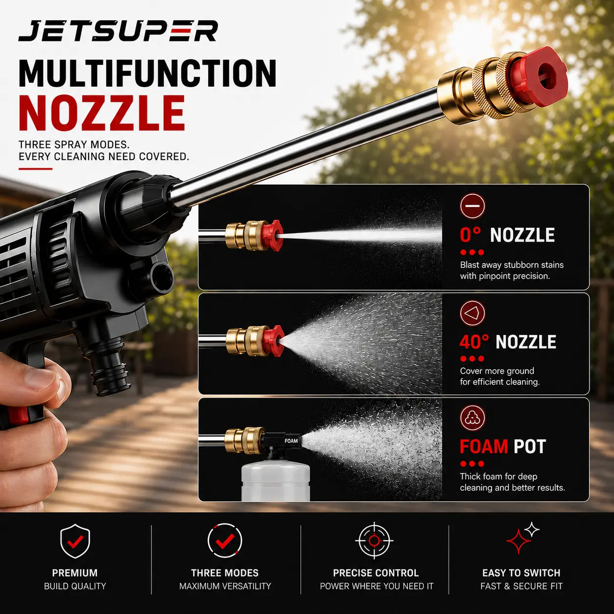 JetSuper™ Pro - Most Powerful Pressure Washer For Car, Home & Outdoor Space