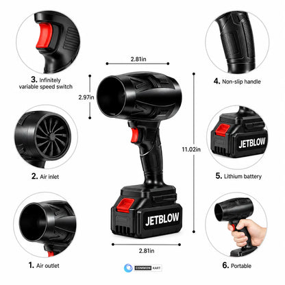 Jetblow™ Pro - Most Powerful Air Blower For Car, Home & Outdoor Space