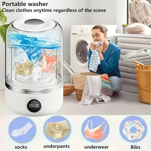 Portable Washing Machine - Digital Display