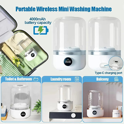 Portable Washing Machine - Digital Display