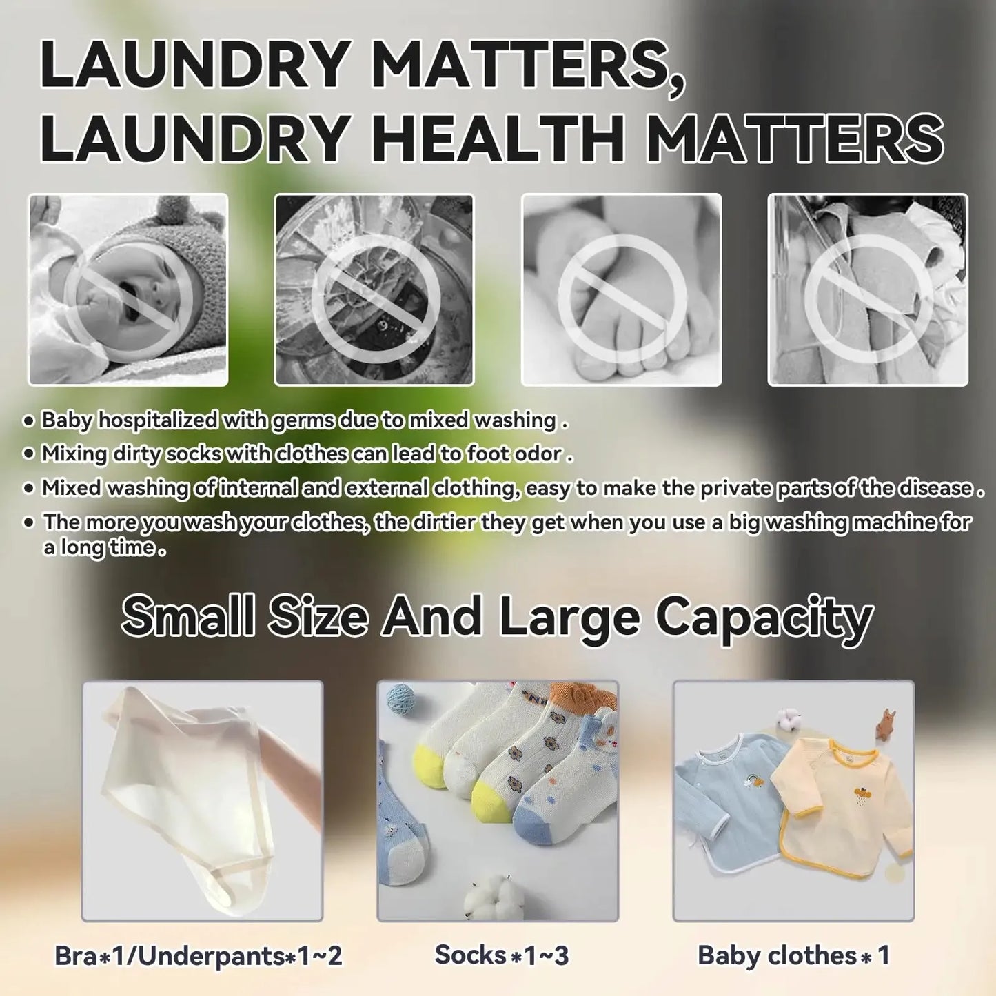 Portable Washing Machine - Digital Display