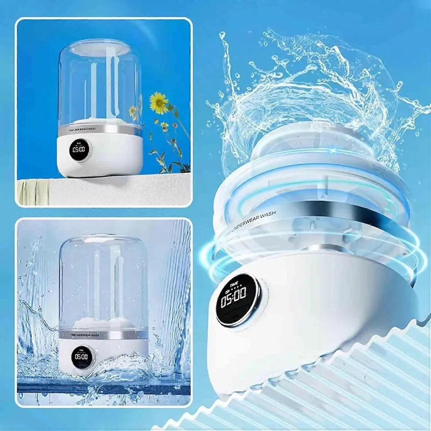 Portable Washing Machine - Digital Display