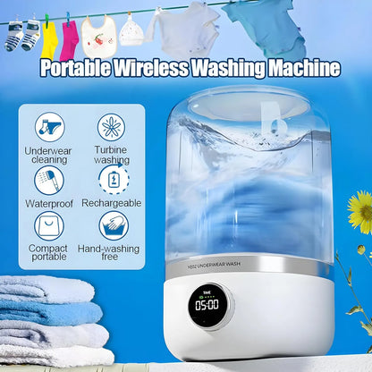 Portable Washing Machine - Digital Display