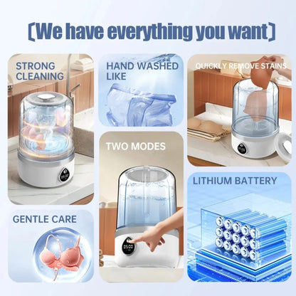 Portable Washing Machine - Digital Display