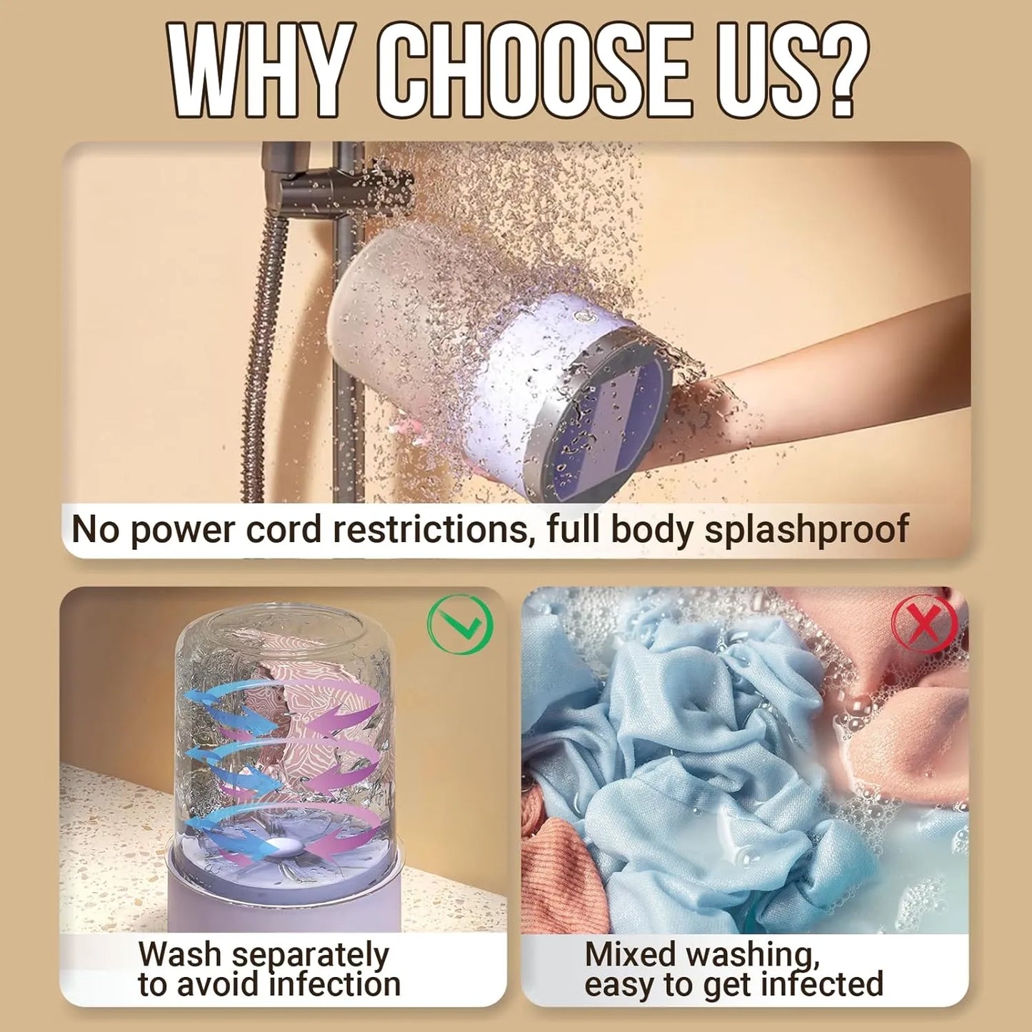 Portable Washing Machine - Digital Display